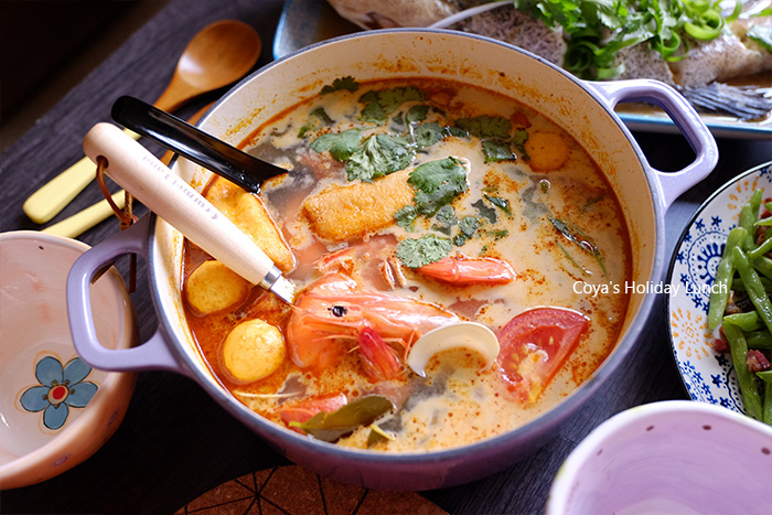 [食譜] 泰式酸辣海鮮湯 Tom Yam Kung 酸酸甜甜開胃湯(參考大心新泰式麵食)