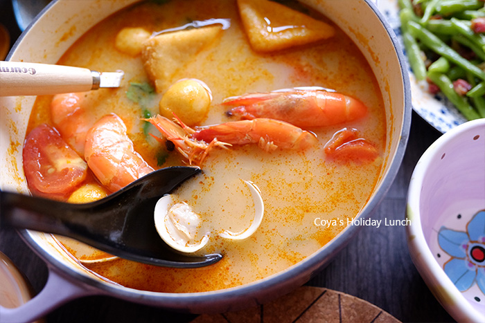 [食譜] 泰式酸辣海鮮湯 Tom Yam Kung 酸酸甜甜開胃湯(參考大心新泰式麵食)
