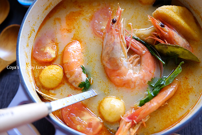[食譜] 泰式酸辣海鮮湯 Tom Yam Kung 酸酸甜甜開胃湯(參考大心新泰式麵食)