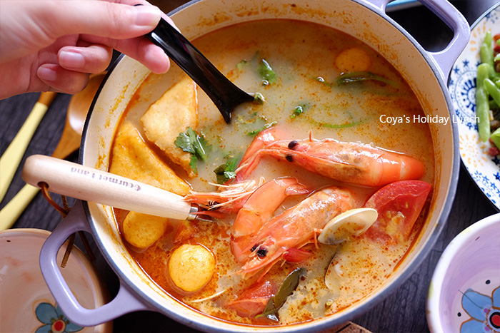 [食譜] 泰式酸辣海鮮湯 Tom Yam Kung 酸酸甜甜開胃湯(參考大心新泰式麵食)
